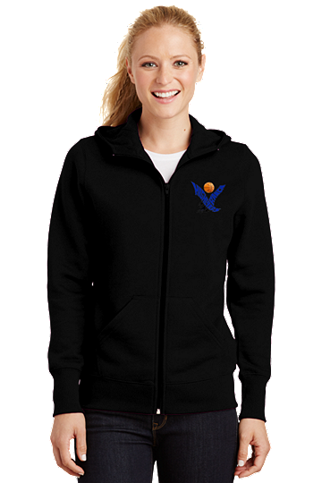 Women's Basketball Full Zip Hoodie
